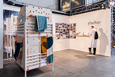 «Shelter» von Janina Peter (Bachelor Textildesign) und David Williner (Bachelor Objektdesign) 