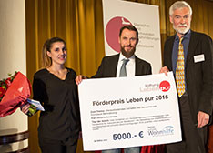 Stefania Calabrese erhält den Förderpreis Leben pur 2016