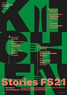 Das Bild zeigt das Veranstaltungsplakat für die Kitchen Stories.