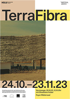 Plakat zur Ausstellung Terra Fibra
