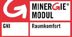 Logo des Minergie Modul Raumkomfort