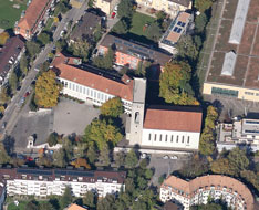 St. Paulus Kirche und Kirchgemeindehaus in Zürich