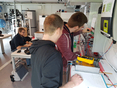 Studierende im GEE Live Lab