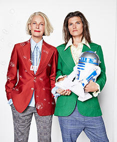 Portrait von Prof. Dr. Miriam Meckel und Dr. Léa Steinacker