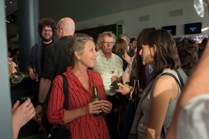 Gabriela Bloch Steinmann, SRG, und Carole Bagnoud, Bundesamt für Kultur BAK, Premiere Animation 2018, Hochschule Luzern – Design & Kunst