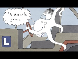 Filmstill- Herr Beule sieht rot – Die Evolution der Augen