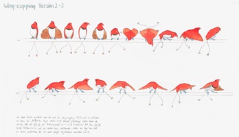 The King's courtship, Aquarell