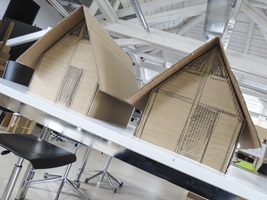 Architekturvorlage aus Karton