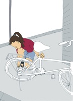 Seite aus dem Velo-Flick_Buch