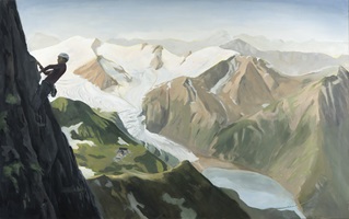 Malerei Gebirgslandschaft