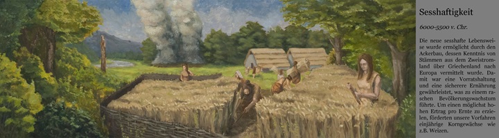 Sesshaftigkeit 6000 - 5500 v. Chr.