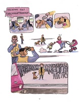 Illustrationen und Infografiken zu Listenhunden, ihren Eigenschaften, gesetzlichen Regelungen und ihrem gesellschaftlichen Kontext in der Schweiz.