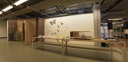 Panorama der Ausstellungssituation