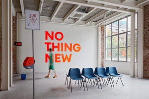 Einblick in die installative Ausstellung «No thing new» am Fuorisalone in Mailand 2022