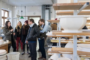 Product design study trip to Munich 2015 – visiting the porcelain manufacture Nymphenburg