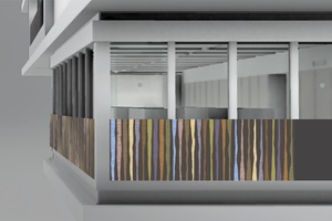 Visualisierung des Entwurfs von Laurène Affolter am NEST-Gebäude