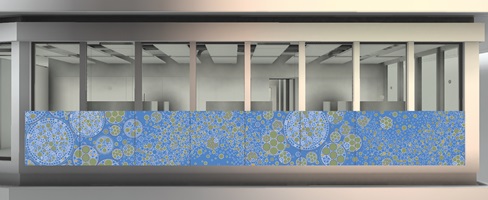 Visualization of Lina Brunekreeft's design on the NEST building