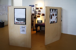 Ausstellungsbox von Aussen