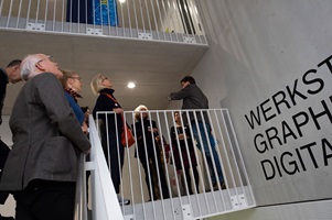 Führungen durch die Ateliers und Werkstätten anlässlich der Eröffnungsfeier des Neubaus der Hochschule Luzern – Design & Kunst am Freitag, 29.11.2019