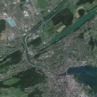 Luftbild / Areal der Viscosistadt nordwestlich des Luzerner Seebecken