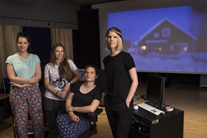 «60,7° Nord» von Noemi Müller, Caroline Hepting, Nadine Häusler und Riccarda Schwarz. Bild: Hochschule Luzern/Priska Ketterer