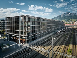 Das Gebäude «Perron» von aussen