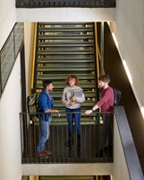 Im Innern des Gebäudes an der Zentralstrasse 9 des Campus Luzern Bahnhof.