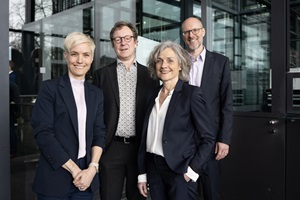 v.l.n.r. Brigitte Christen (XUND), Jürgen Stremlow (Geschäftsführer), Dorothee Guggisberg (HSLU), Stefan Boes (Universität Luzern)