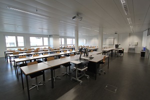 Die Plenumsräume an der Zentralstrasse 9 und an der Rösslimatte 48 sind auch für den Klassenunterricht geeignet.
