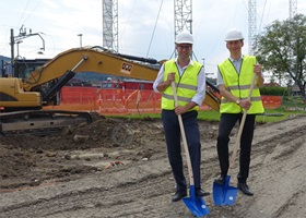 Spatenstich am Campus Rotkreuz
