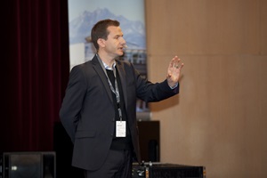 René Jenni, Geschäftsführer Leuchter_IT Solutions, Luzern, an der Breakout Session «Hosted Desktop in Healthcare».