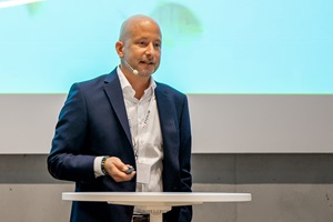 David Kauer, Lead Innovator & Member of Management, PostFinance, sprach zum Thema «Banks as networkers and integrators – Options for the future».