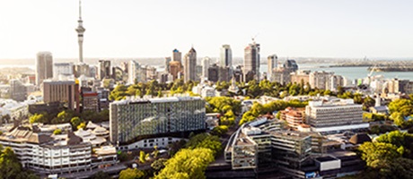 City view of the university of auckland