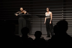 HSLU Musik Akademie für Zeitgenössische Musik. Abschlusskonzert im Konzertsaal Salquin. Luzern, den 23.02.2024. Copyright: HSLU/Priska Ketterer