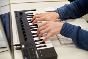 Digital Music Creation mit Keyboard