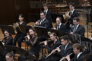 Gemeinsame Aufführung des HSLU Sinfonieorchesters und des Luzerner Sinfonieorchesters im KKL Luzern, 29. Januar 2026. Bild HSLU/Priska Ketterer