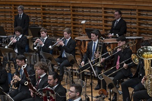 Gemeinsame Aufführung des HSLU Sinfonieorchesters und des Luzerner Sinfonieorchesters im KKL Luzern, 29. Januar 2026. Bild HSLU/Priska Ketterer