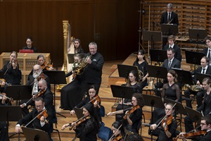 Gemeinsame Aufführung des HSLU Sinfonieorchesters und des Luzerner Sinfonieorchesters im KKL Luzern, 29. Januar 2026. Bild HSLU/Priska Ketterer