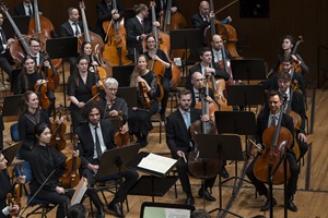 Gemeinsame Aufführung des HSLU Sinfonieorchesters und des Luzerner Sinfonieorchesters im KKL Luzern, 29. Januar 2026. Bild HSLU/Priska Ketterer