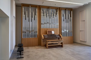 Orgelraum mit Konzert- und Studienorgel Späth. Bild Ingo Höhn