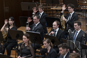 Musikfestival Szenenwechsel 2026: Sinfoniekonzert mit dem HSLU Sinfonieorchester und dem Luzerner Sinfonieorchester unter der Leitung von Kristiina Poska. Bild HSLU/Priska Ketterer