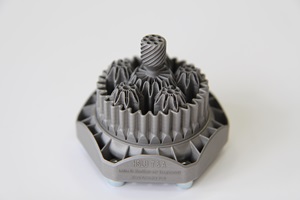 Exploring the possibilities: Planetary gear manufactured completely additively as an individual component and yet movable.