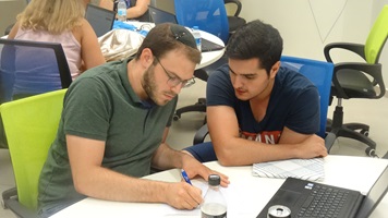 Workshop auf dem Campus in Ariel