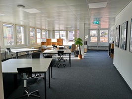 Foto, das den Eingangsbereich im Smart-up Hub in Horw zeigt