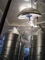 Mit Beispielen aus der angewandten Forschung und Entwicklung werden in speziellen Demosequenzen die aktuellen Trends aufgezeigt. So z.B. ein Rauchversuch an einer Operationsleuchte.