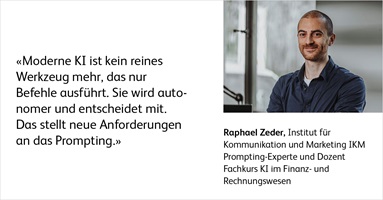 Dozenten Testimonials: Fachkurs KI im Finanz- und Rechnungswesen am Institut für Finanzdienstleistungen Zug IFZ