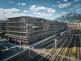 Perron Gebäude