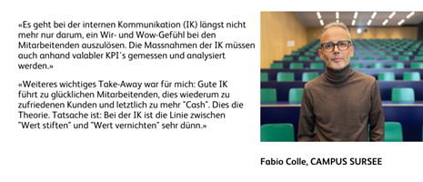 Statement Fabio Colle