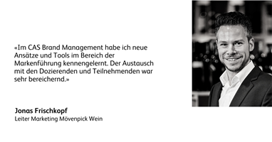 CAS Brand Management, Jonas Frischkopf