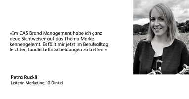 CAS Brand Management, Petra Ruckli
